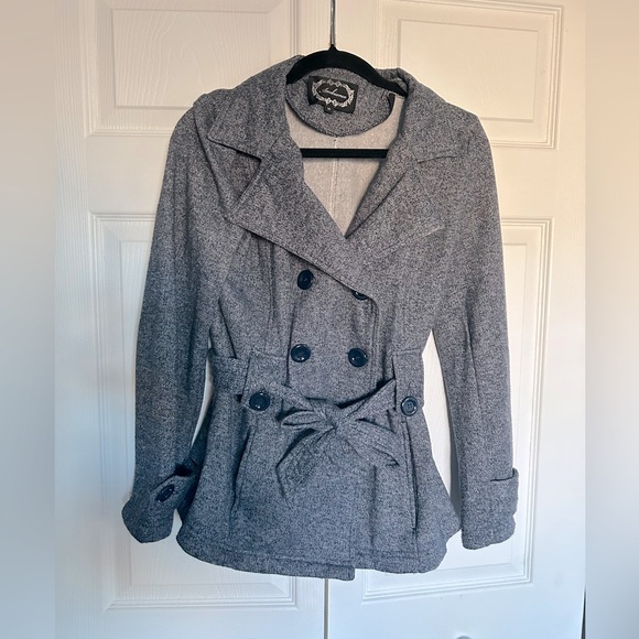 Ambiance Jackets & Blazers - Women’s Light Jacket - Gray/Blue Medium